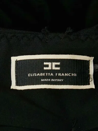 Pre-owned Elisabetta Franchi Ruched Strapless Top