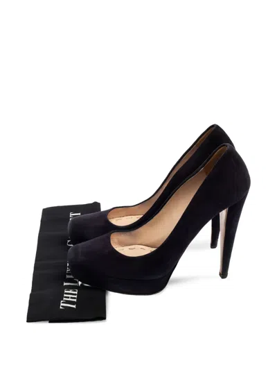 Pre-owned Miu Miu 125mm Leather Heeled Pumps