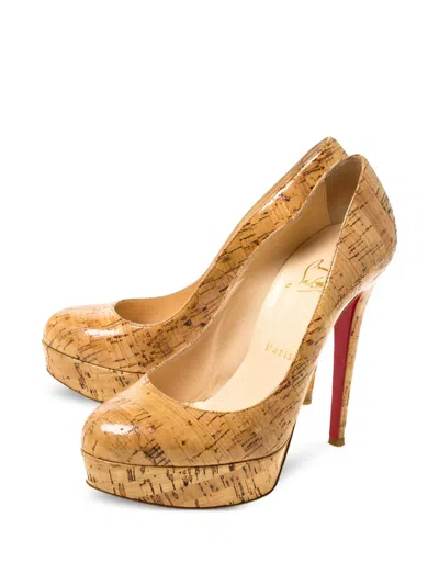 Pre-owned Christian Louboutin 125mm Bianca Pumps