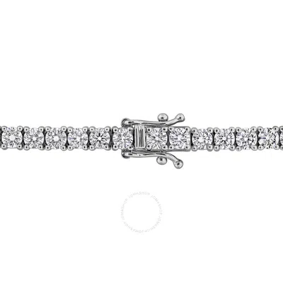 Created Forever 6 1/4ct Tw Lab-grown Diamond Tennis Bracelet In 14k White Gold In Silver