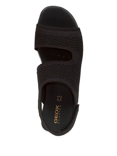 Geox Spherica Slingback Sandals In Black
