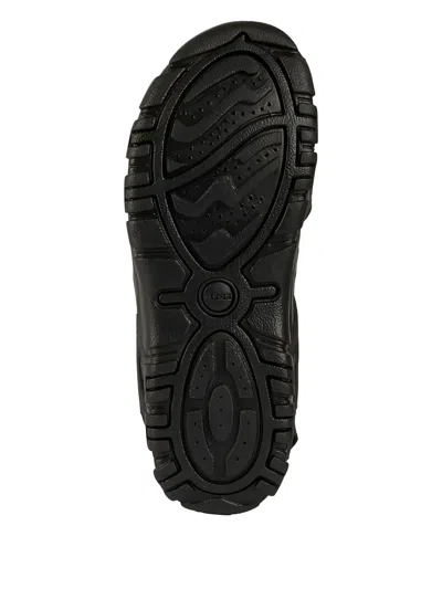 Geox Mo Panelled Sandals In Black