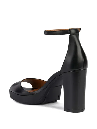 Geox 85mm Walk Pleasure Platform Sandals In Black