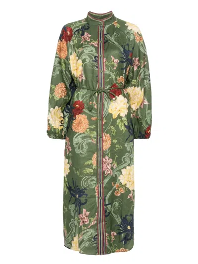 Alemais Avery Maxi Dress In Green