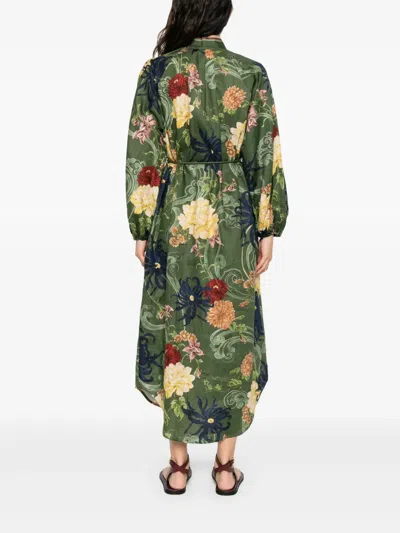 Alemais Avery Maxi Dress In Green