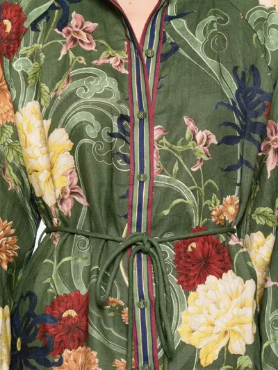 Alemais Avery Maxi Dress In Green