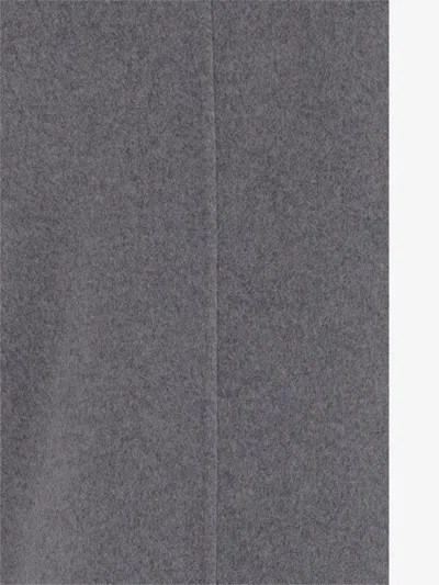 Khaite Wool Sleeveless Dress In Gray