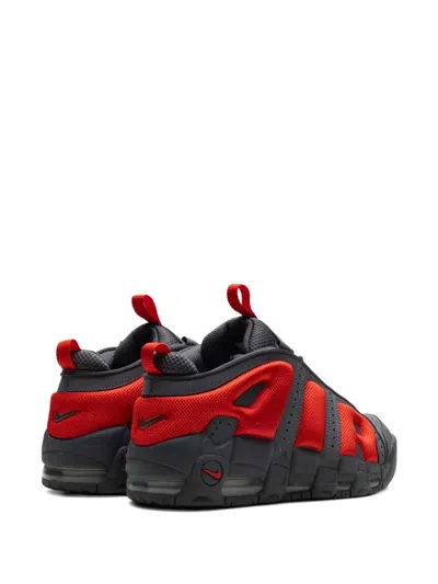 Nike Air More Uptempo " Dark Grey/metallic Silver/light Crimson" Sneakers In Black