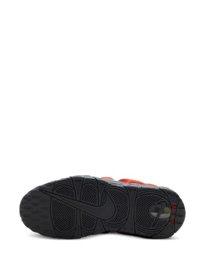 Nike Air More Uptempo " Dark Grey/metallic Silver/light Crimson" Sneakers In Black