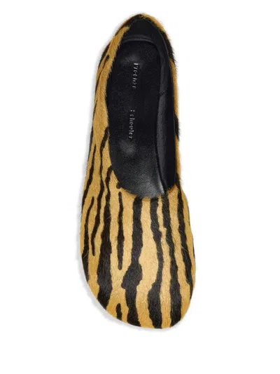 Proenza Schouler Glove Ballet Flats In Yellow