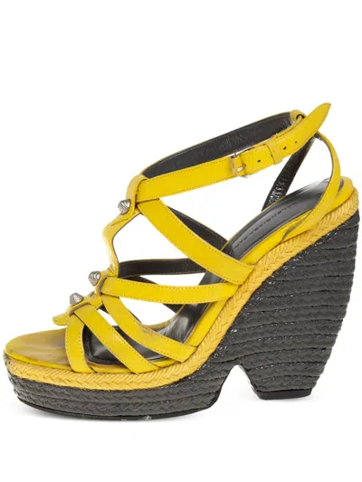 Pre-owned Balenciaga 130mm Leather Sandals
