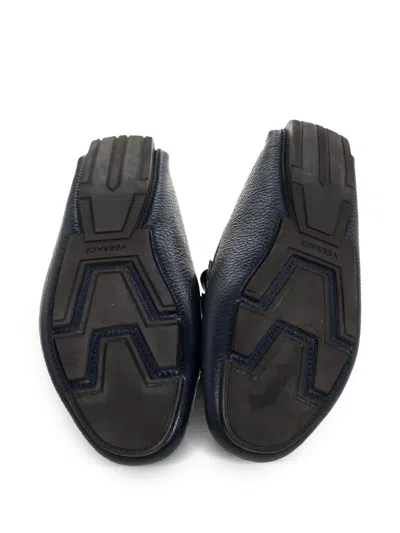 Pre-owned Versace Leather Loafers
