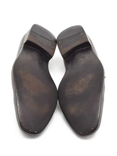 Pre-owned Gucci Leather Loafers