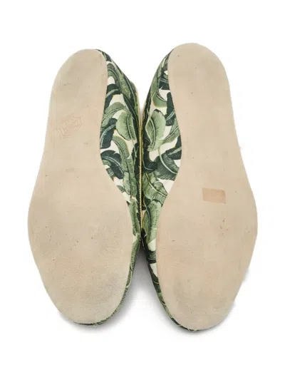 Pre-owned Charlotte Olympia  Embroidered Botanical Loafers