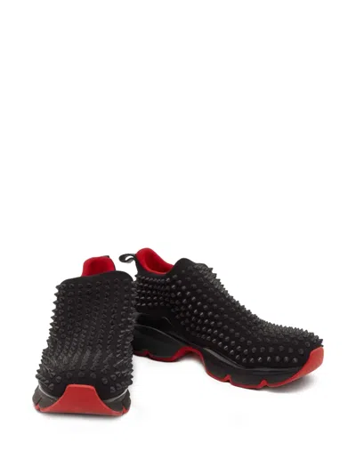 Pre-owned Christian Louboutin Spike Sock Sneakers