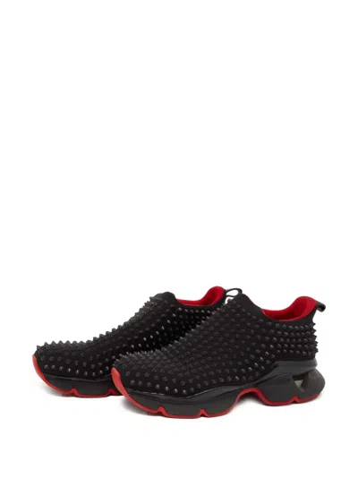 Pre-owned Christian Louboutin Spike Sock Sneakers