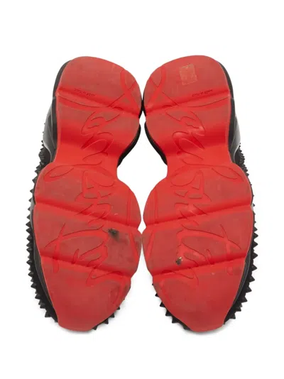 Pre-owned Christian Louboutin Spike Sock Sneakers
