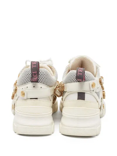 Pre-owned Gucci Crystal-embellished Sneakers