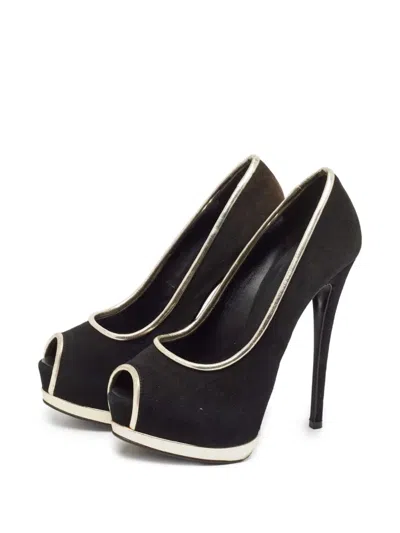 Pre-owned Giuseppe Zanotti Vintage 130mm Peep-toe Platform Pumps
