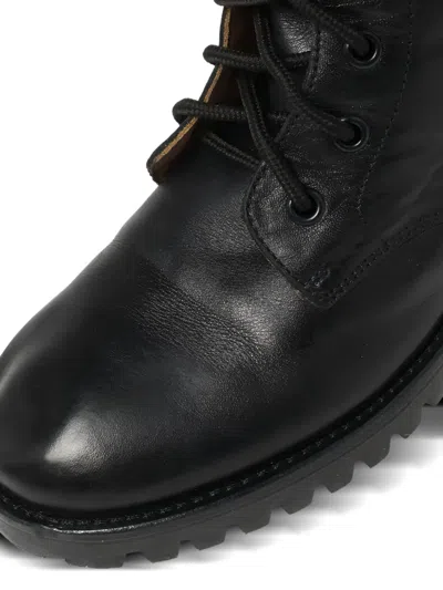 Pre-owned Gucci Interlocking G Combat Boots
