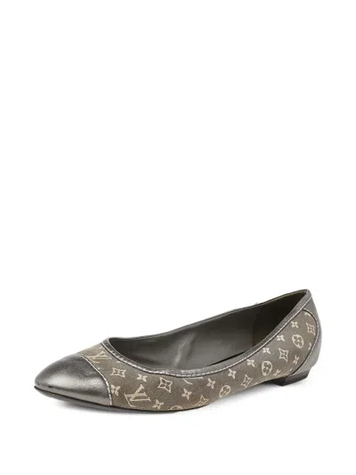 Pre-owned Louis Vuitton Monogram Canvas Ballet Flats