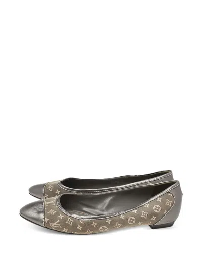 Pre-owned Louis Vuitton Monogram Canvas Ballet Flats