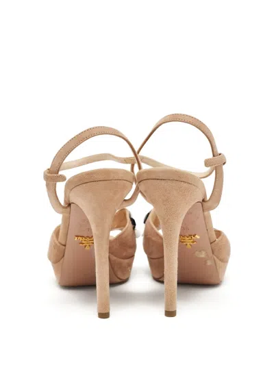 Pre-owned Prada 120mm Bead-embellished Sandals
