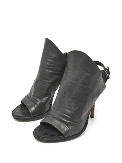 Pre-owned Balenciaga 110mm Leather Mules