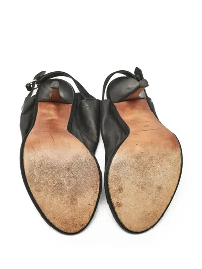 Pre-owned Balenciaga 110mm Leather Mules