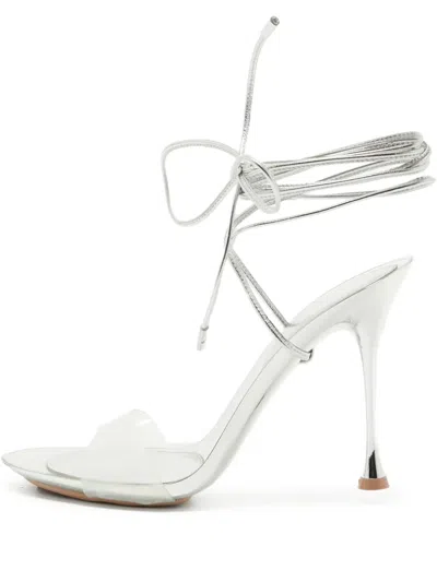 Pre-owned Gianvito Rossi  110mm Transparent-strap Sandals