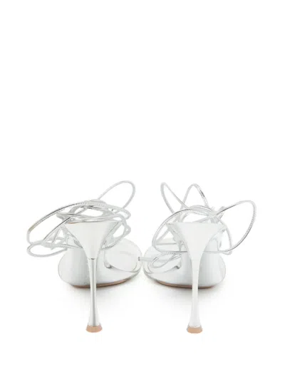 Pre-owned Gianvito Rossi  110mm Transparent-strap Sandals