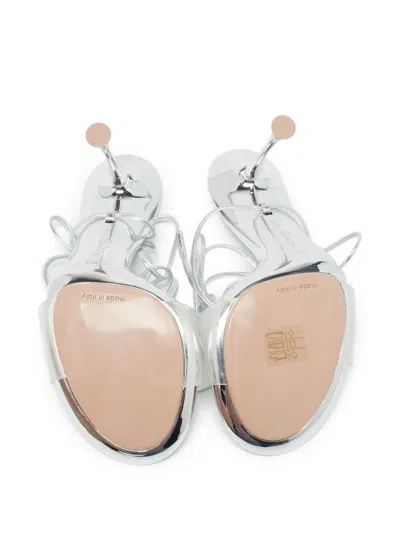 Pre-owned Gianvito Rossi  110mm Transparent-strap Sandals