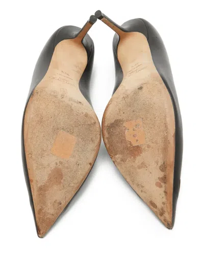 Pre-owned Jimmy Choo 90mm Leather Heeled Pumps