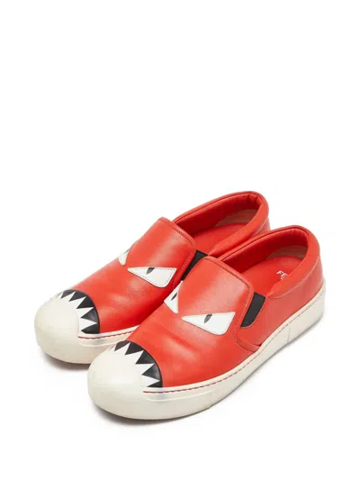 Pre-owned Fendi Monster Sneakers
