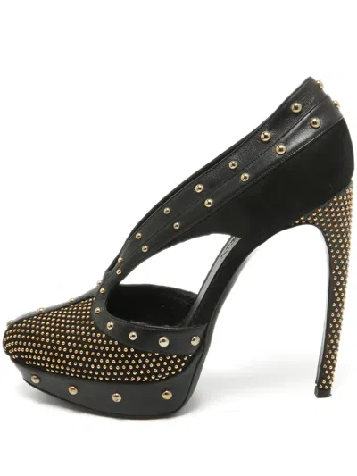 Pre-owned Alexander Mcqueen 150mm Stud-embellished Pumps