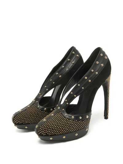 Pre-owned Alexander Mcqueen 150mm Stud-embellished Pumps