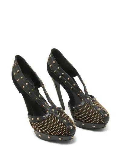 Pre-owned Alexander Mcqueen 150mm Stud-embellished Pumps