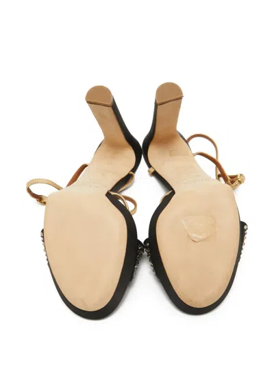 Pre-owned Malone Souliers  135mm Lauren Crystal-embellished Sandals