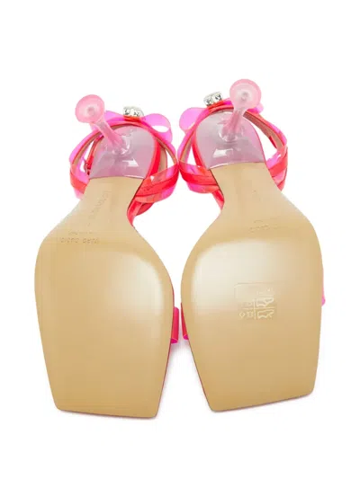 Pre-owned Mach&mach  90mm Transparent-strap Sandals