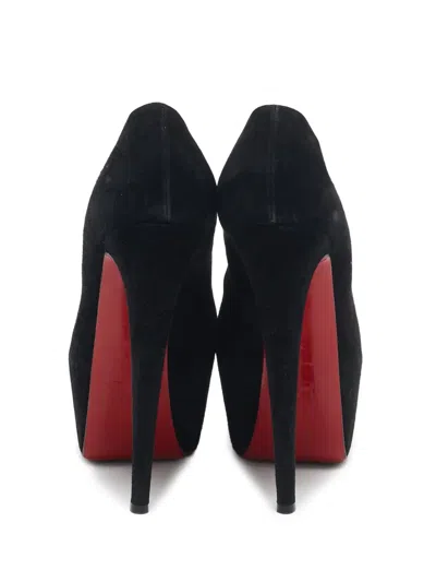 Pre-owned Christian Louboutin 165mm Suede Platform Pumps