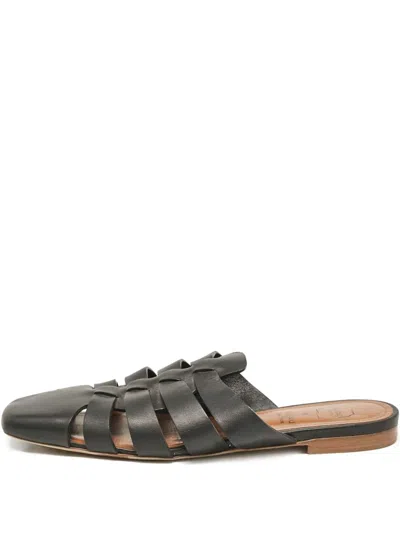Pre-owned Malone Souliers X Deveaux  Leather Mules
