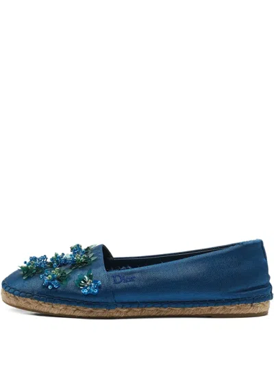 Pre-owned Dior Bead-embellished Espadrilles