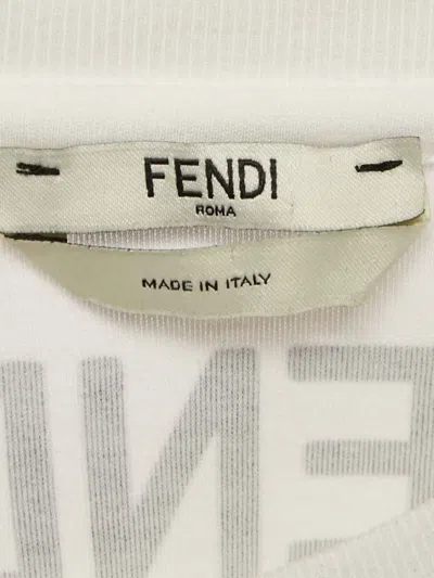 Pre-owned Fendi Sequin-embellished Logo T-shirt