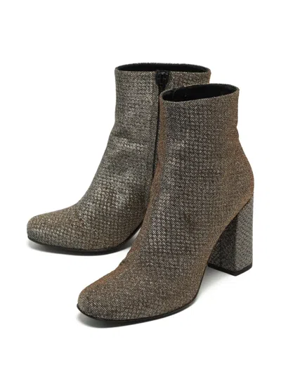 Pre-owned Saint Laurent 90mm Checked Boots