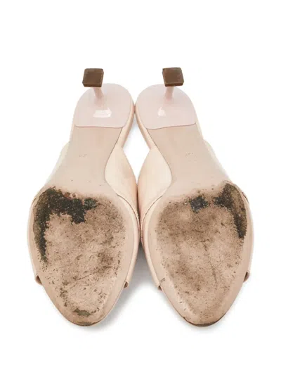 Pre-owned Miu Miu 60mm Crystal-embellished Sandals