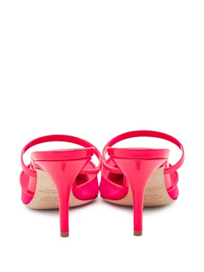 Pre-owned Malone Souliers 70mm Patent Mesh Mules