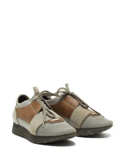 Pre-owned Balenciaga Leather Sneakers