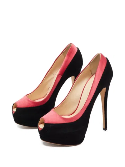 Pre-owned Giuseppe Zanotti Vintage  140m Peep-toe Pumps