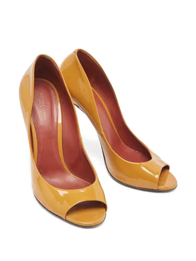 Pre-owned Bottega Veneta 120mm Patent Leather Pumps