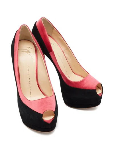Pre-owned Giuseppe Zanotti Vintage  140m Peep-toe Pumps